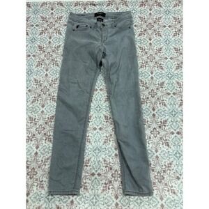 Fragile Blue Jeans Womens Size 5 Grey Skinny Low Rise Denim Stretch Pants
